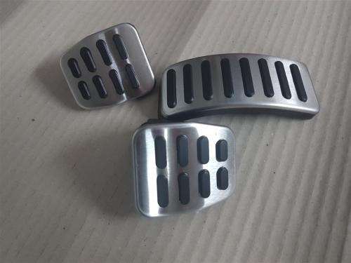 Stainless Pedal Covers For VW Polo 9N 9N3 & Golf, Jetta MK4,Audi  (3pc Set)