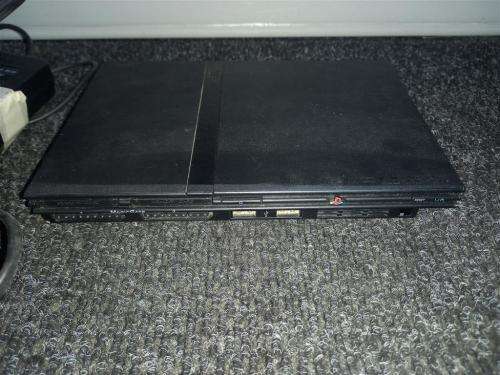 PS2 Slim + Power Supply + Video Cable