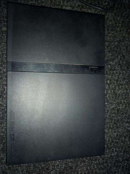 PS2 Slim + Power Supply + Video Cable