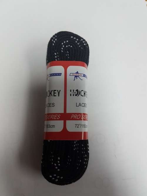 Black Ice Skate / Hockey Shoe Lace 183cm (Youth / Junior 8 to 3)
