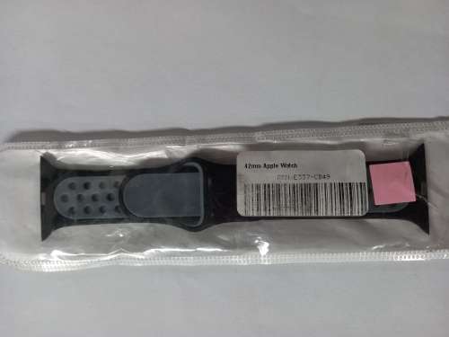 42mm Apple watch strap (Black and Grey)