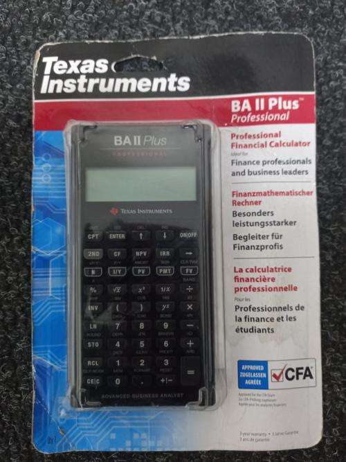 Texas Instruments BA II Plus Professional Financial Calculator