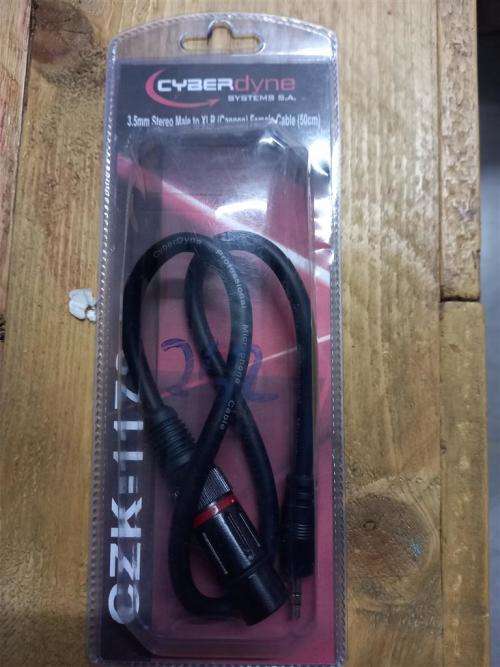 3.5mm stereo male to XLR
