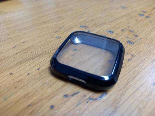 Gretmol Fitbit Versa Protective Case Cover Black