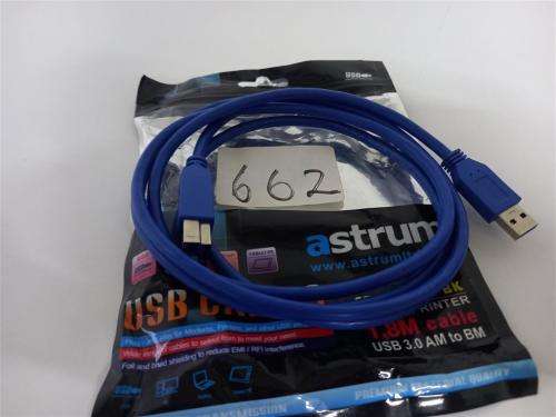 Astrum USB 3.0 Printer cable 1.8m blue