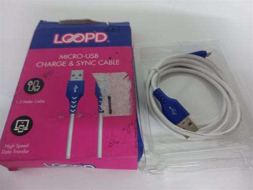 Micro USB looped 1.2m