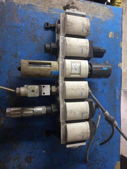 2 x Festo air filter regulator valve banks