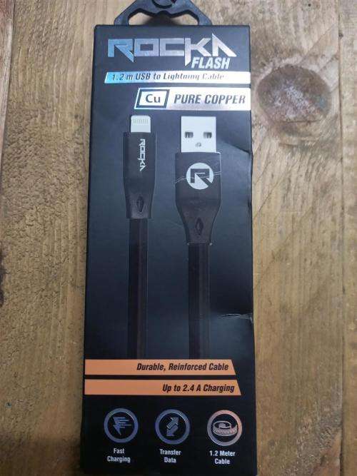 Rocka flash 1.2m usb to lightning cable