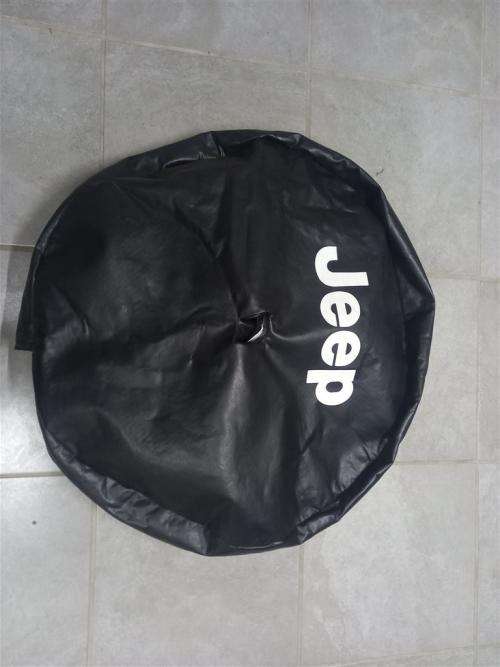 2018 19 20 21 2022 JEEP WRANGLER SPARE Tyre COVER LEATHER OEM 6CD411X7AC
