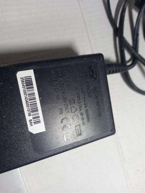Ac Adapter Model AD8922LF 12V DC 3.75A Output
