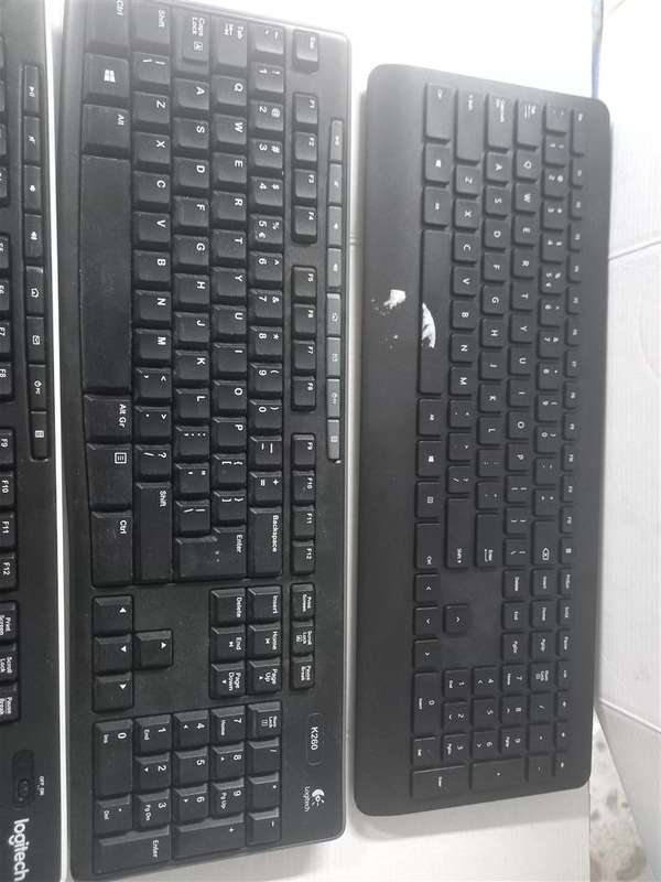 3 x Wireless Keyboards , No receivers (Logitech K260 +K270 + Microsoft )
