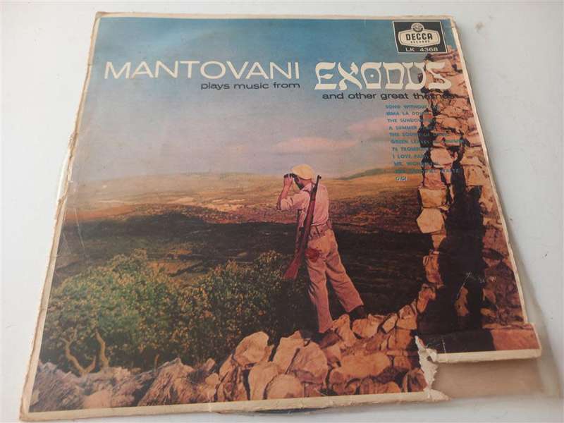 Mantovani Plays Music From Exodus And Other Great Themes LP Vinyl Record Album