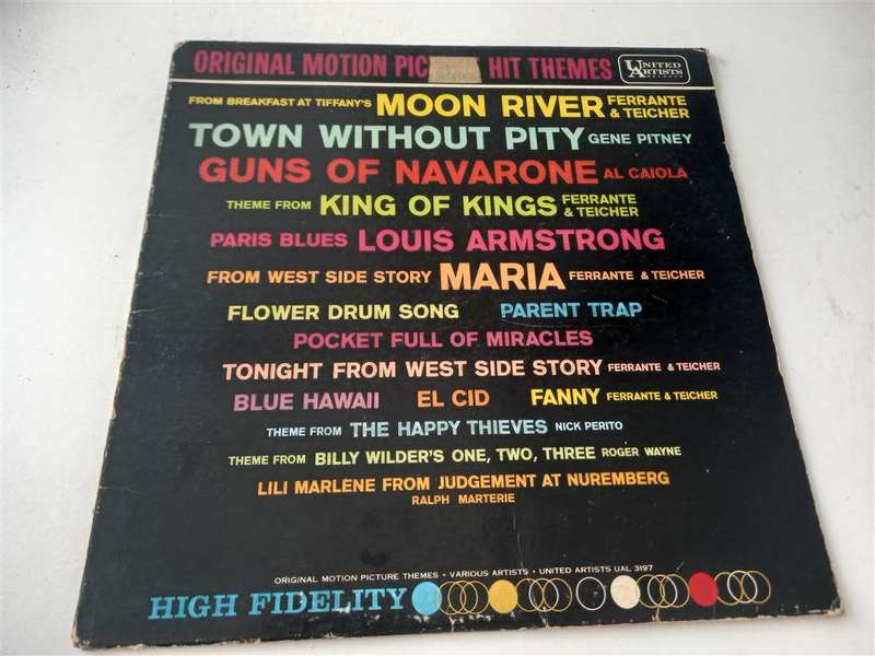 Original Motion Picture Hit Themes (1962, Vinyl)