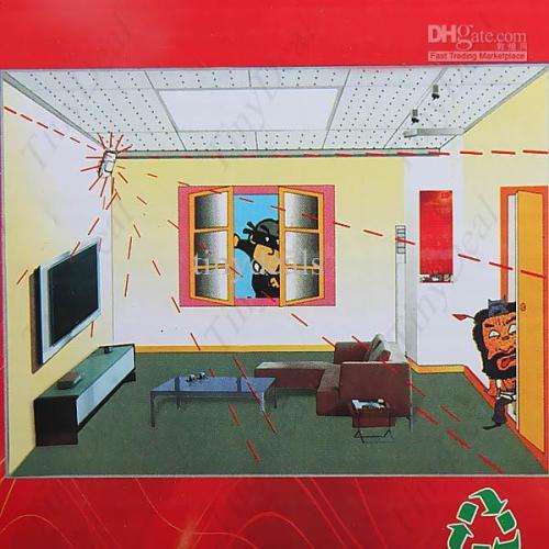 105 db Sensor Alarm with 2 Remotes