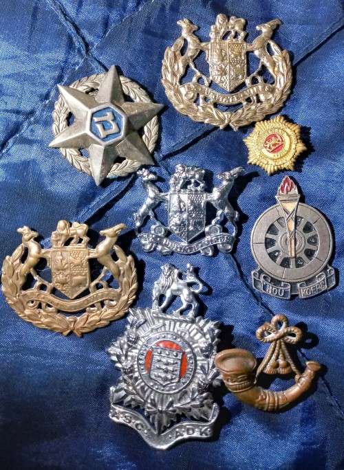 Cap/Collar/Shoulder Title Badges LOT 3