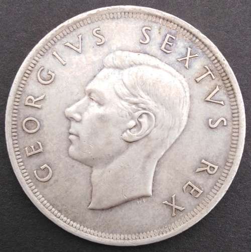 SAU 1952 5 Shilling / 50% silver