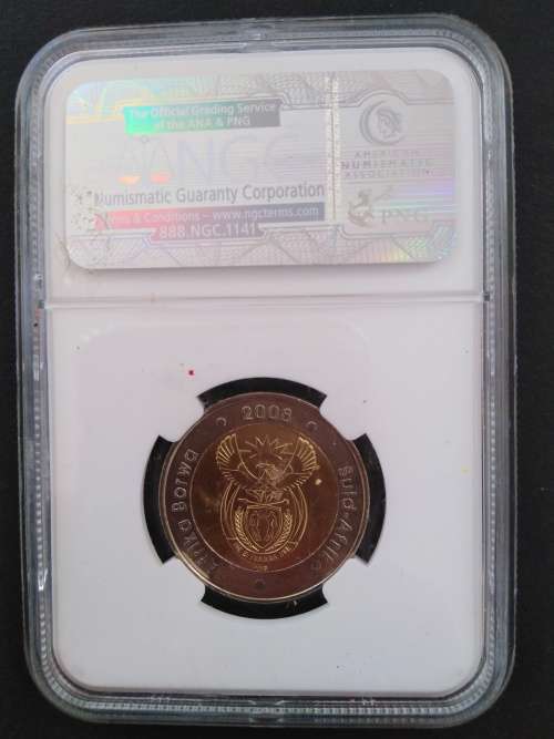 **Weskus R1 Aucion**2008 Mandela 90th Birthday MS66