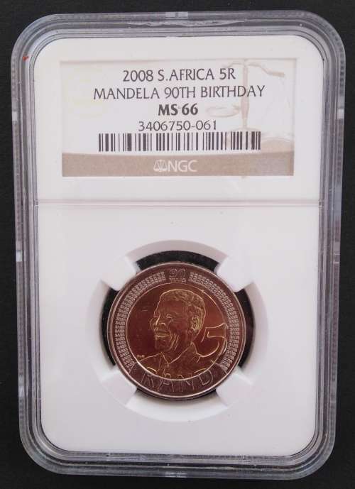 **Weskus R1 Aucion**2008 Mandela 90th Birthday MS66