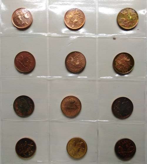 Lot 1/2c Proof Coin set