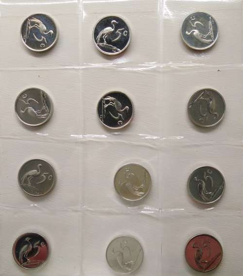 Lot 5c Proof Coin set