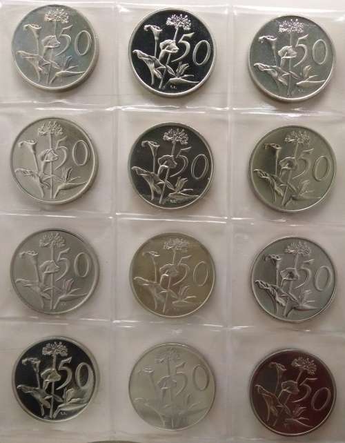 Lot 50c Proof Coin set