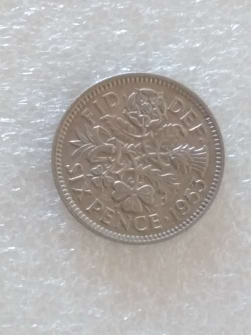 1953 Sixpence Great Britain