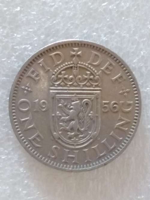1956 One Shilling Great Britain
