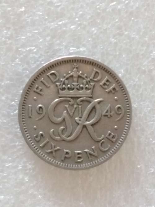1949 Sixpence Great Britain