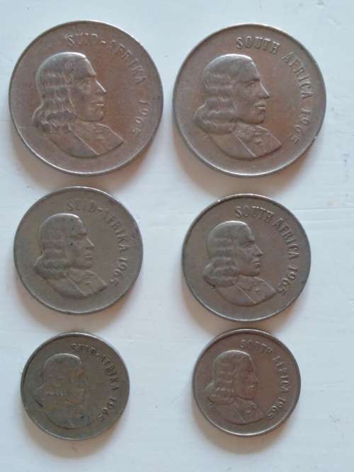 1965 Circulated Coins (Afr & Eng Set)