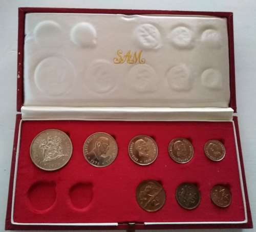 (Auction) 1976 Proof Set in Red SAM Box, Silver R1 - No Gold