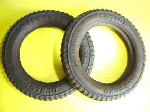 Two MECCANO Tyres 3 inch