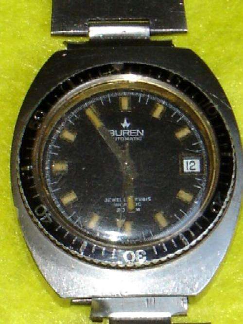 Automatic Buren 25 Jewels Wristwatch.
