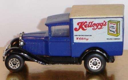 Matchbox Model A Ford   Kellogs Signage