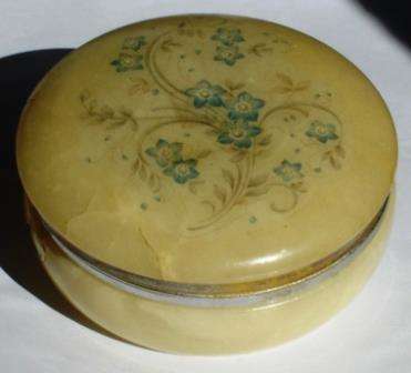 Italian Alabaster Trinket Box.