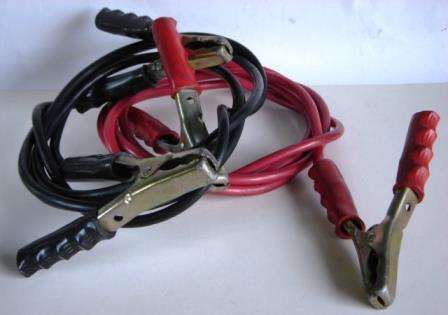 A Pair of Auto Jumper Cables.   High Current