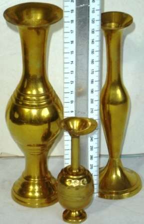 Three Brass Ornaments