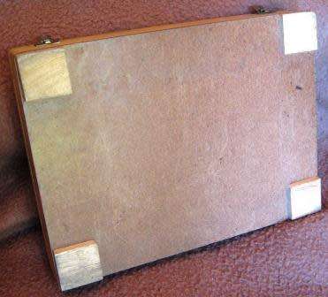 Large Cutlery Box without utensils.   Made of Wood.