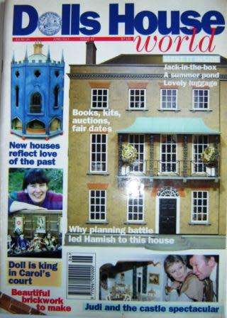 Magazines on Dollhouse Miniatures. (July 1995 and April & May 1998)