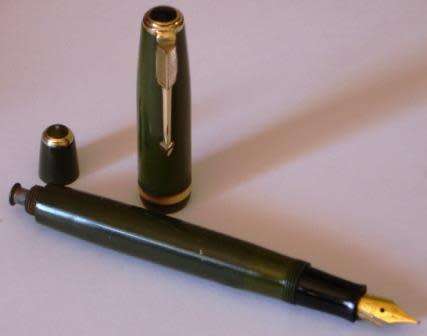 Parker Duofold Fountain Pen.  Stamped Geo,S,Parker