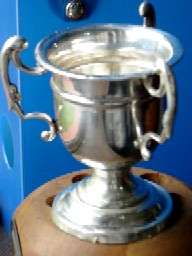 George V Three Handle Hallmarked Silver Baptism Cup