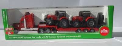 Low Loader with MF Tractors - 1:87 Siku