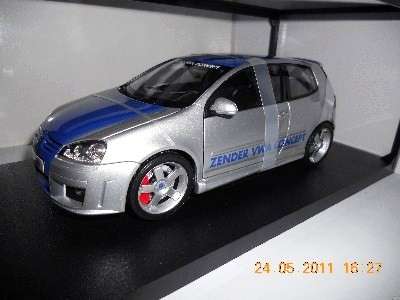 VW Golf V Zender Concept - Norev GTI Tuners - 1:18 Silver / Blue