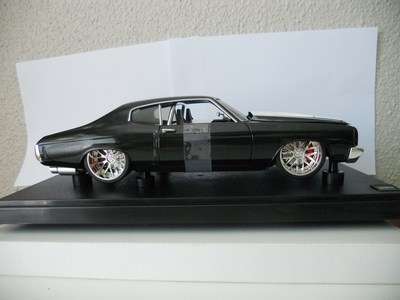 1970 Chevy Chevelle - Hot Wheels G-Machines - 1:18 Black (NIB)