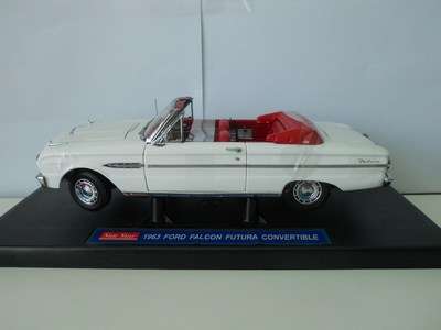 1963 Ford Falcon Futura Convertible - Sun Star - 1:18 White (NIB)
