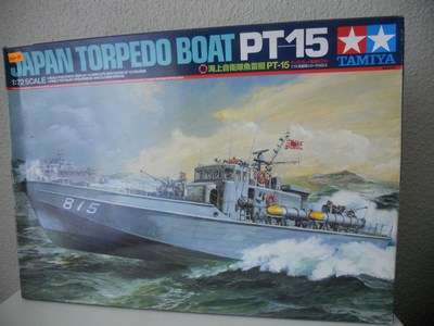 Japan Torpedo Boat PT15 - 1:72 Tamiya Plastic Model Kit
