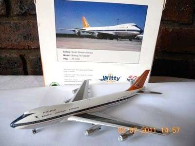 Boeing 747-200SF ZA-SAO South African Airways - 1:500 Inflight 500