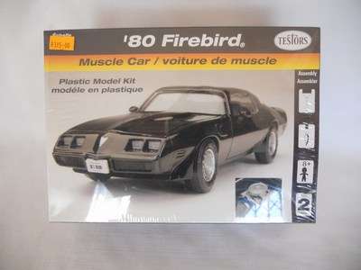 1980 Firebird Muscle Car - 1:24 Testors Plastic Model Kit
