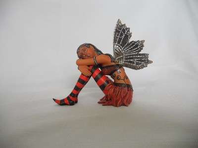 Fairy with striped leggings