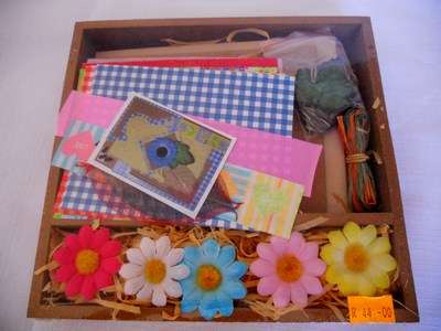 Card Creating Kit - Multi Colour Flower Kit