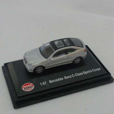 Mercedes-Benz C-Class Sports Coupe - 1:87 Model Power Minis - Silver